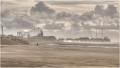 573 - METAL DETECTOR ON BLACKPOOL BEACH - WHITE JOHN - united kingdom